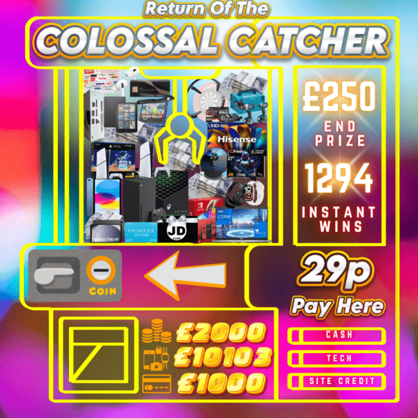 COLOSSAL CATCHER - INSTANT WIN!!!