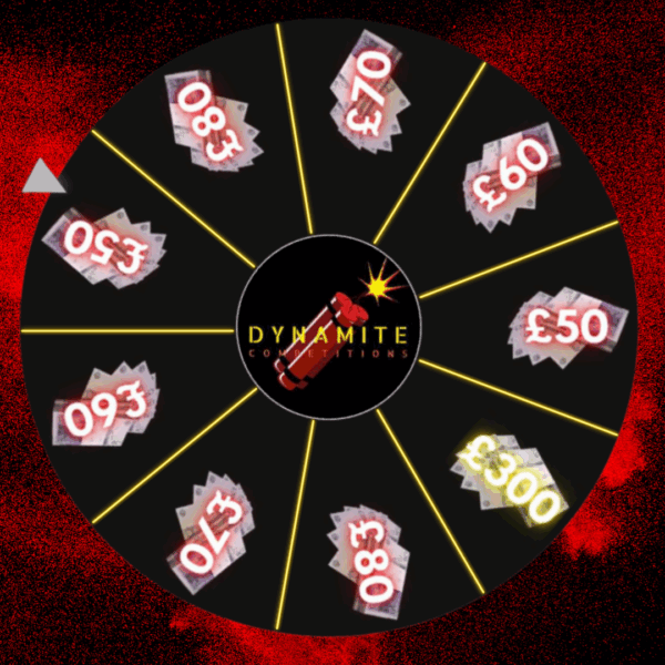 £300 JACKPOT SPIN THE WHEEL
