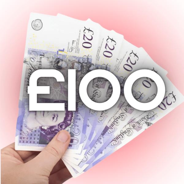 WIN £100 CASH FOR 1P